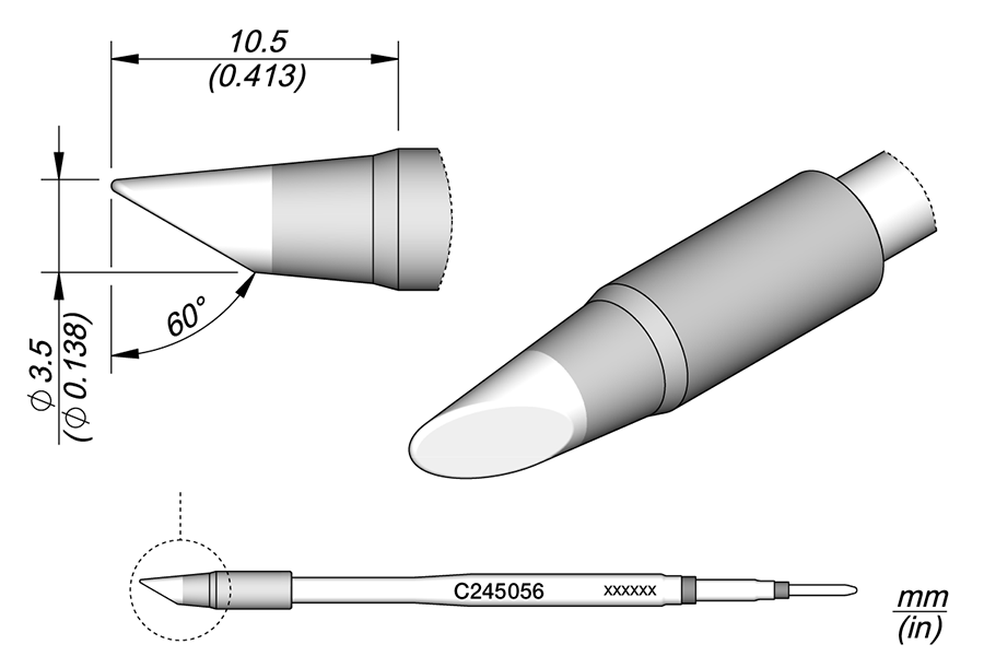 C245056 - Bevel Cartridge Ø 3.5 HT